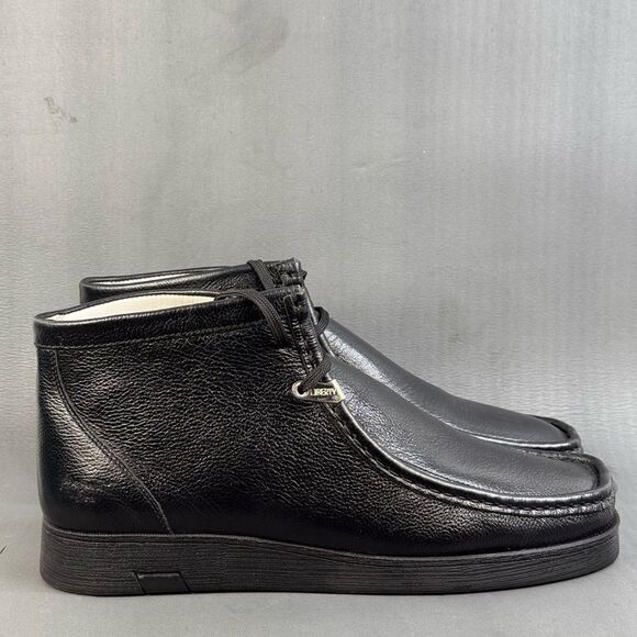 HAMARA JOE Men's Genuine Leather High Top Moc Toe Desert Chukka shoe size 12